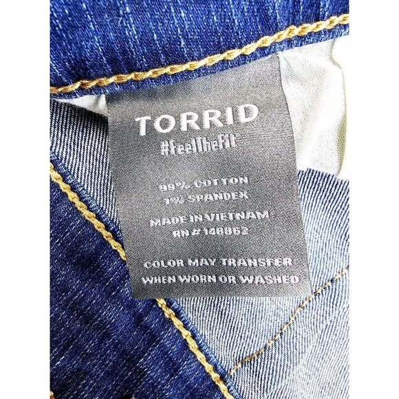 Torrid Size 18R Womens 30" Inseam High Rise Wide Leg Vintage Straight Jeans NWT - Picture 10 of 14